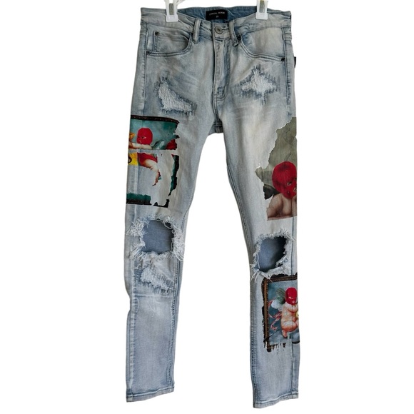 Capital Denim Heavens Heist Light Blue Denim Jeans Men’s 28 - Picture 3 of 12